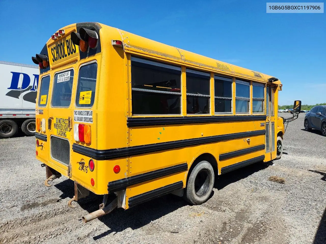 2012 Chevrolet Express G4 - School Bus VIN: 1GB6G5BGXC1197906 Lot: 56178206