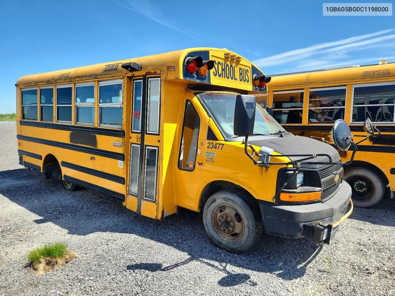2012 Chevrolet Express G4 - School Bus VIN: 1GB6G5BG0C1198000 Lot: 56178256