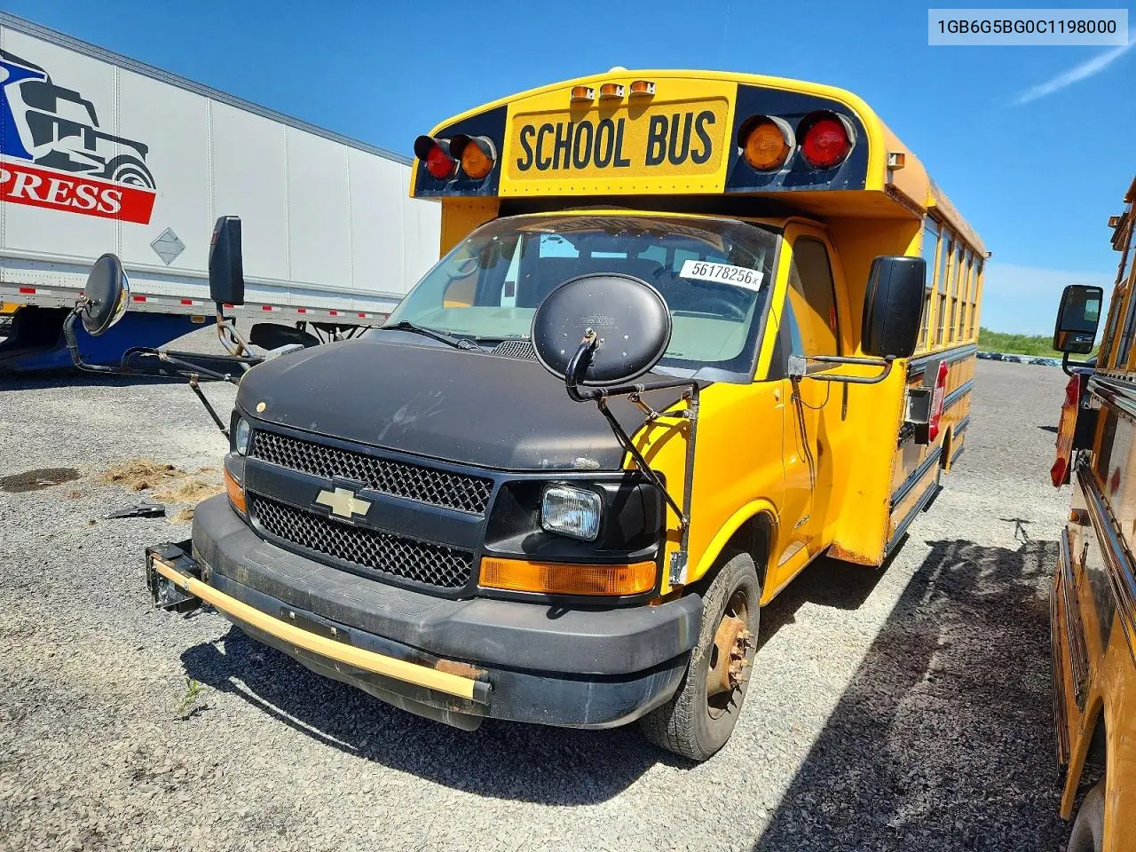 2012 Chevrolet Express G4 - School Bus VIN: 1GB6G5BG0C1198000 Lot: 56178256