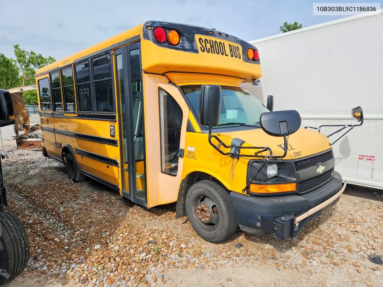 2012 Chevrolet Express School Bus VIN: 1GB3G3BL9C1186836 Lot: 58408106
