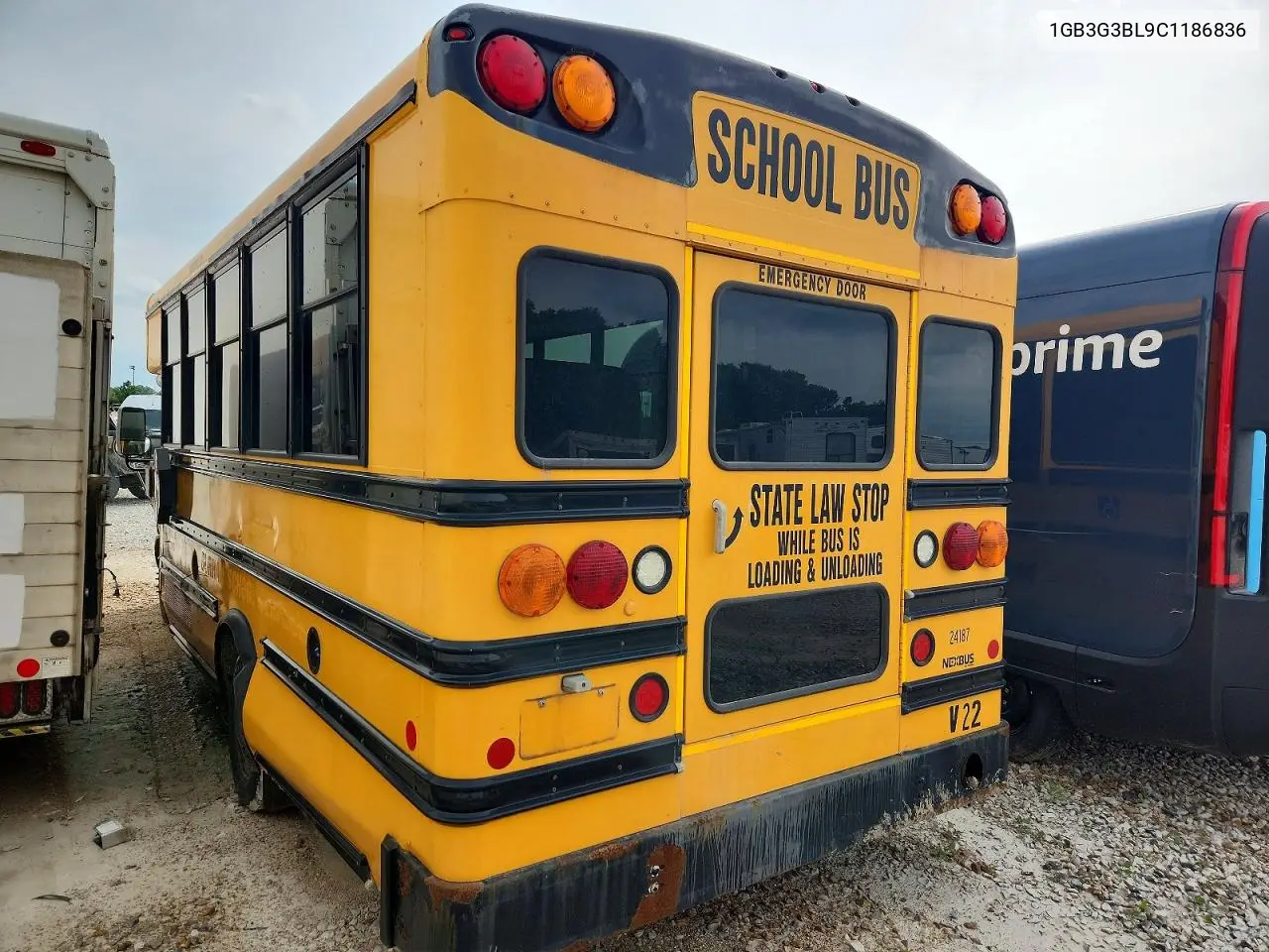 2012 Chevrolet Express School Bus VIN: 1GB3G3BL9C1186836 Lot: 58408106