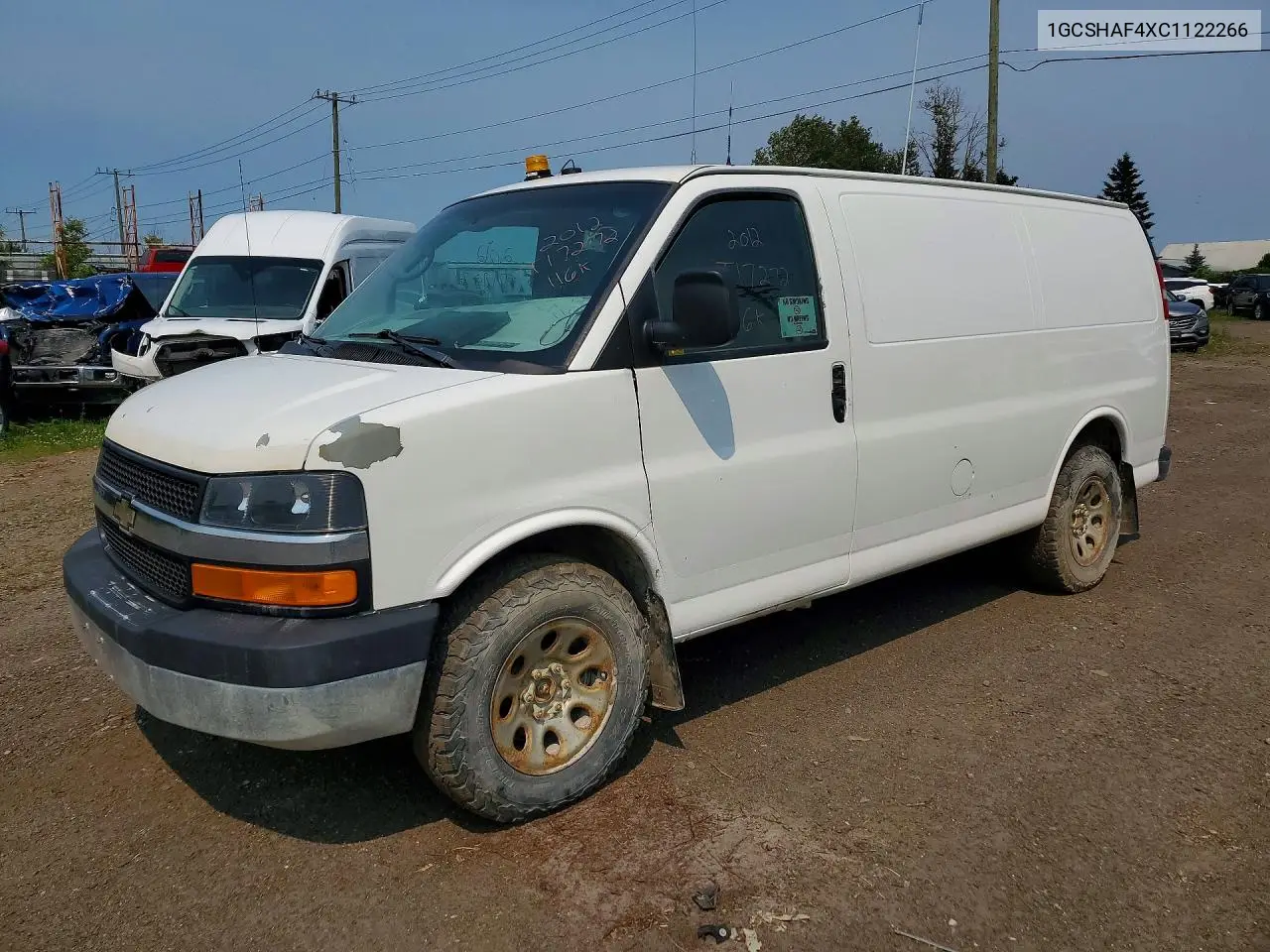 2012 Chevrolet Express G1500 VIN: 1GCSHAF4XC1122266 Lot: 59000346
