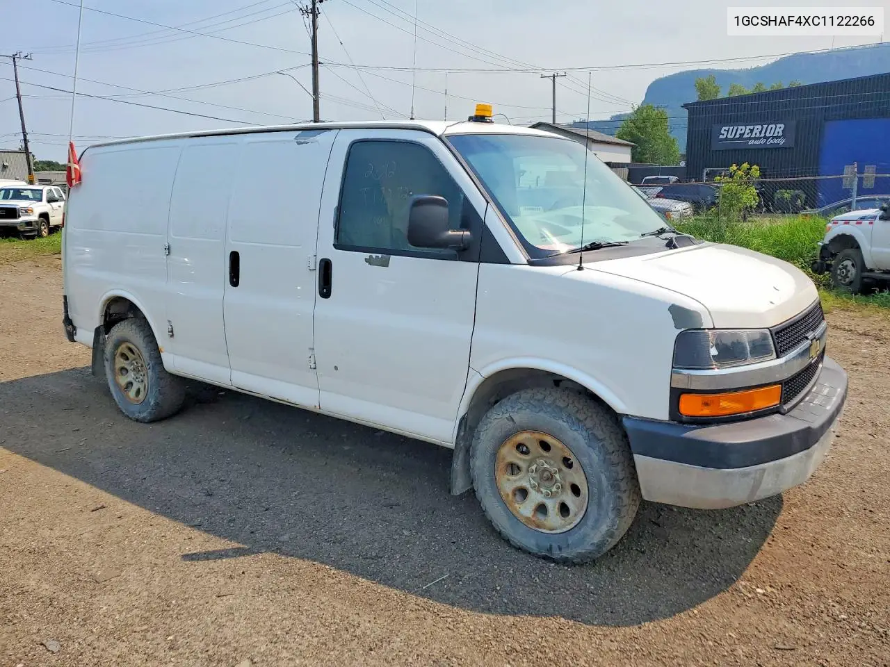 2012 Chevrolet Express G1500 VIN: 1GCSHAF4XC1122266 Lot: 59000346