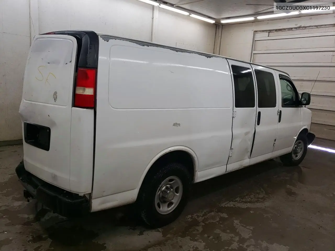 2012 Chevrolet Express 3500 Cargo Delivery Van VIN: 1GCZGUCGXC1197230 Lot: 59330836