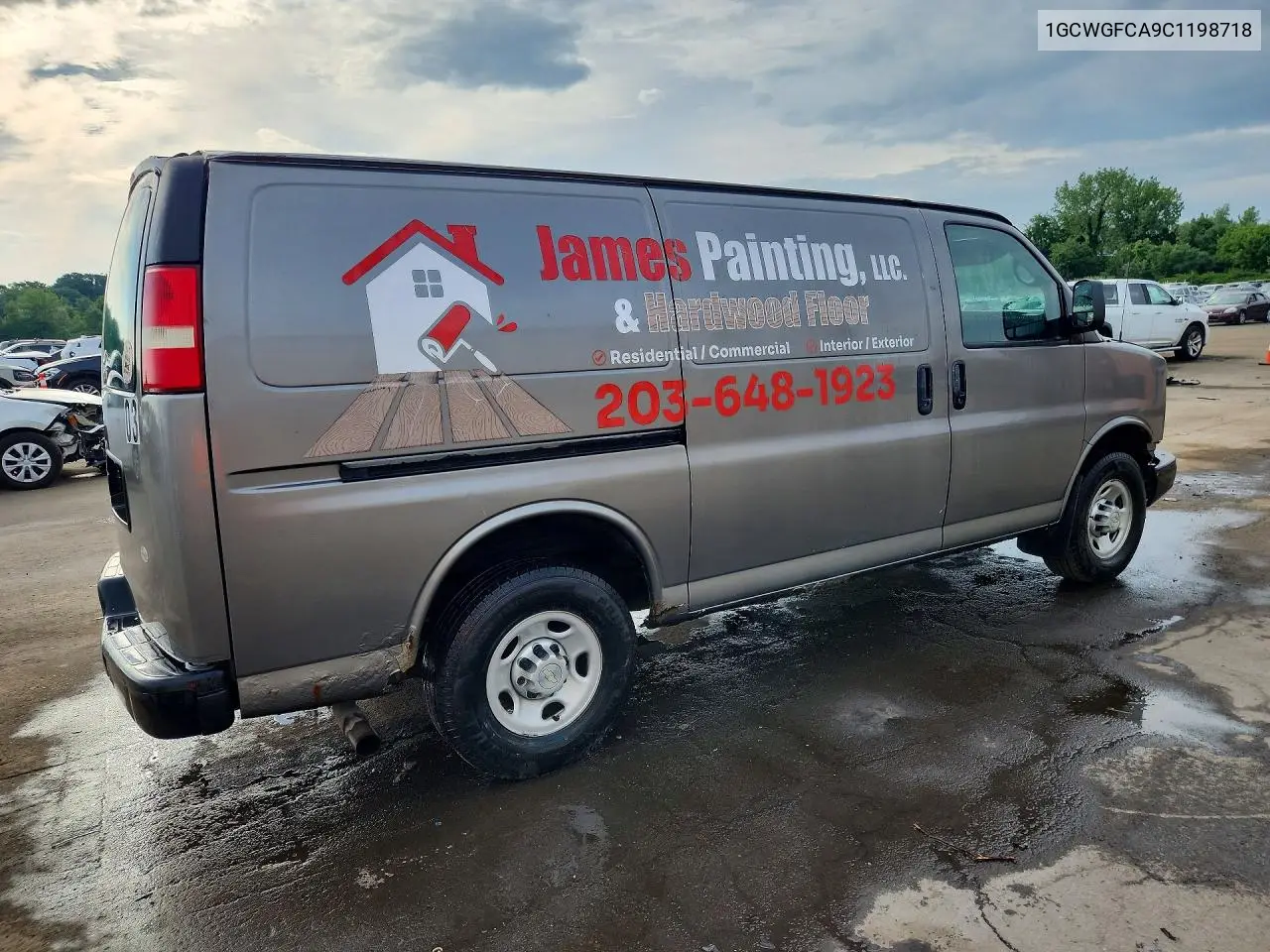2012 Chevrolet Express G2500 VIN: 1GCWGFCA9C1198718 Lot: 60425996