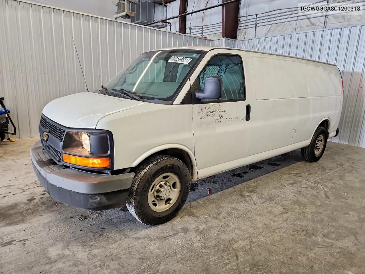 2012 Chevrolet Express 2500 Cargo Delivery Van VIN: 1GCWGGCA8C1200318 Lot: 60435386