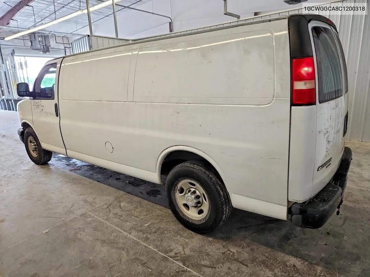 2012 Chevrolet Express 2500 Cargo Delivery Van VIN: 1GCWGGCA8C1200318 Lot: 60435386