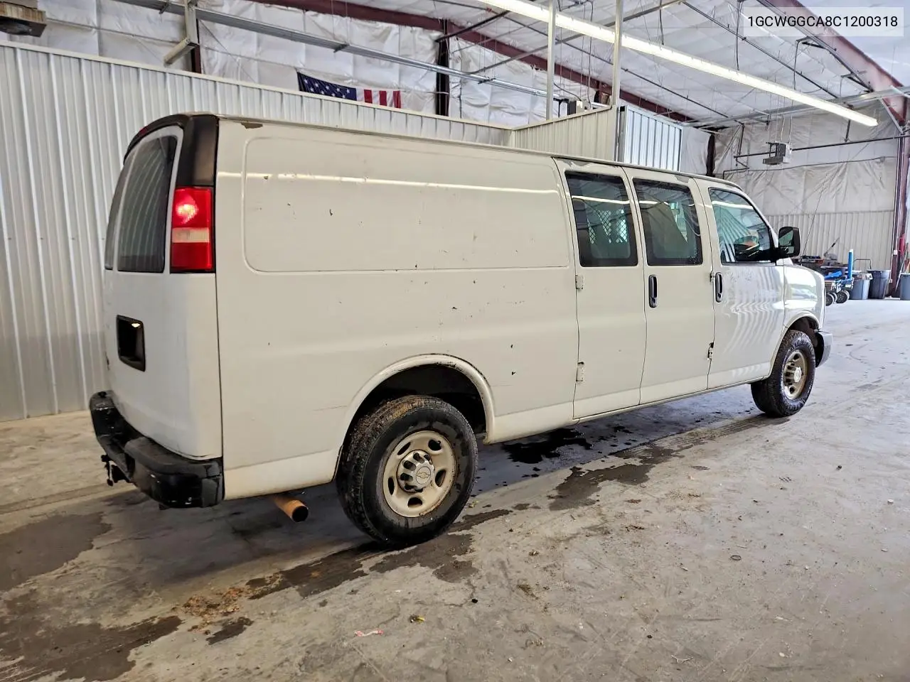 2012 Chevrolet Express 2500 Cargo Delivery Van VIN: 1GCWGGCA8C1200318 Lot: 60435386