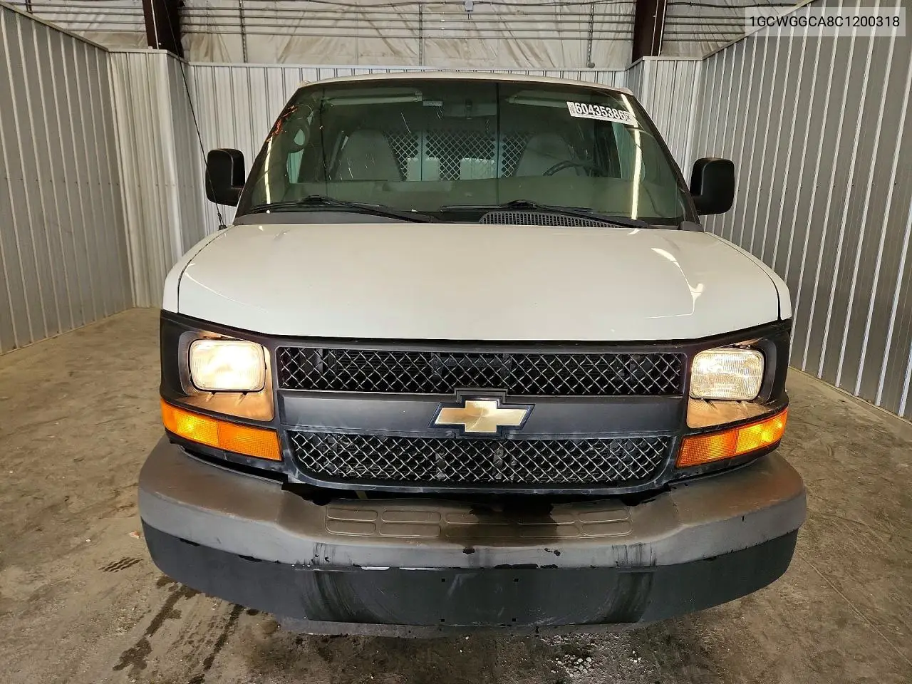 2012 Chevrolet Express 2500 Cargo Delivery Van VIN: 1GCWGGCA8C1200318 Lot: 60435386