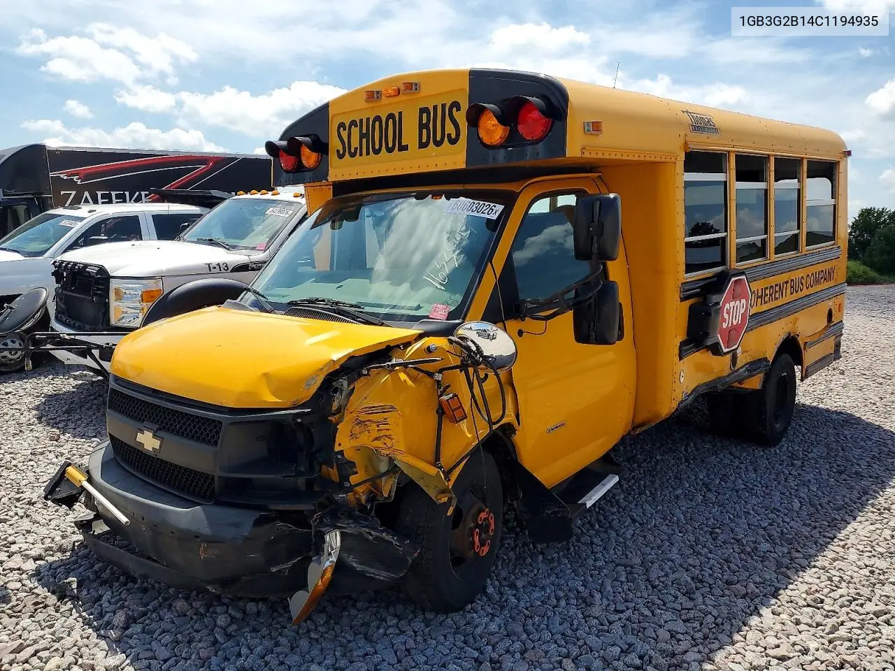 2012 Chevrolet Express - Bus VIN: 1GB3G2BL4C1194935 Lot: 60603026