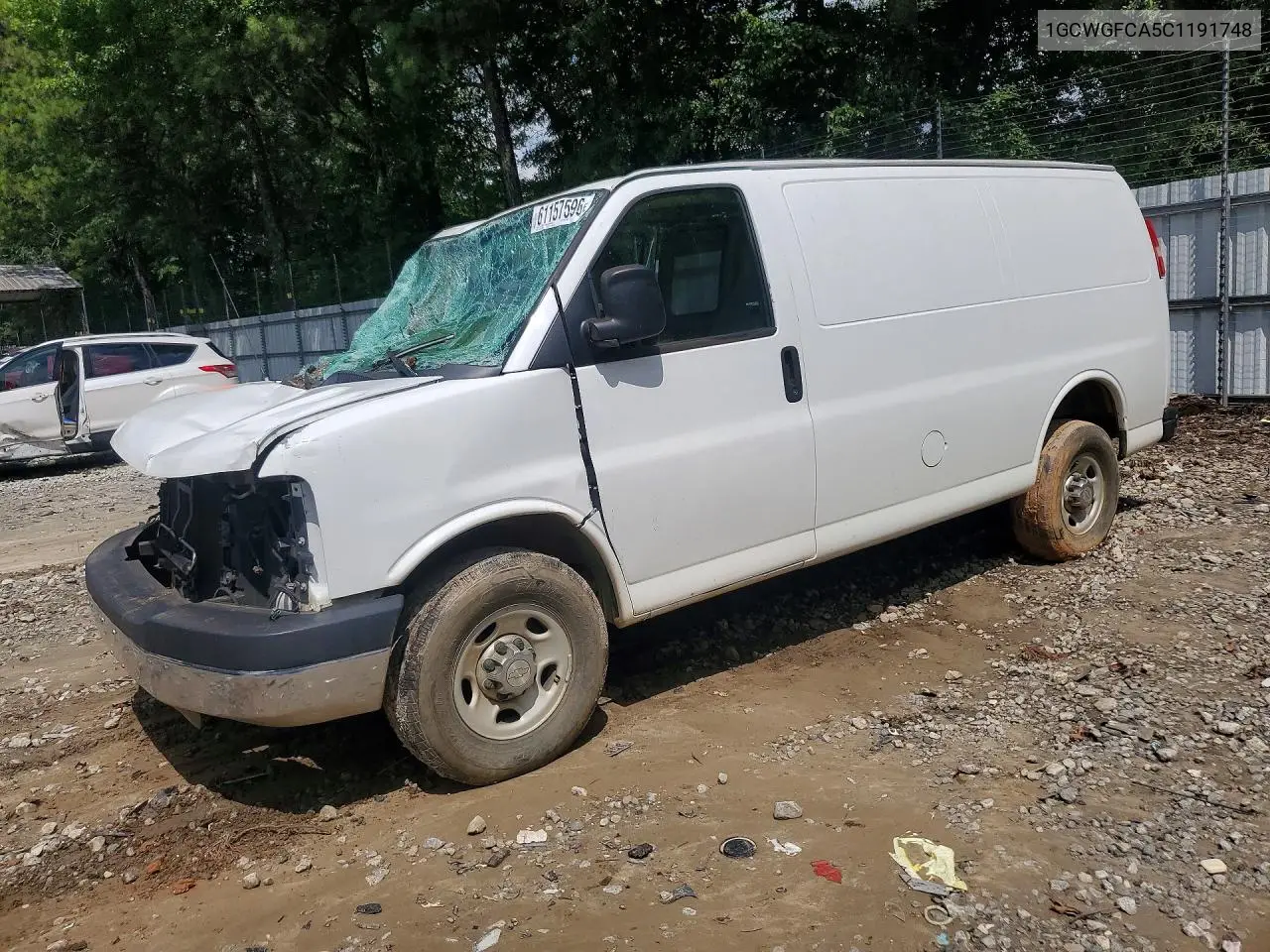 2012 Chevrolet Express G2500 VIN: 1GCWGFCA5C1191748 Lot: 61157596