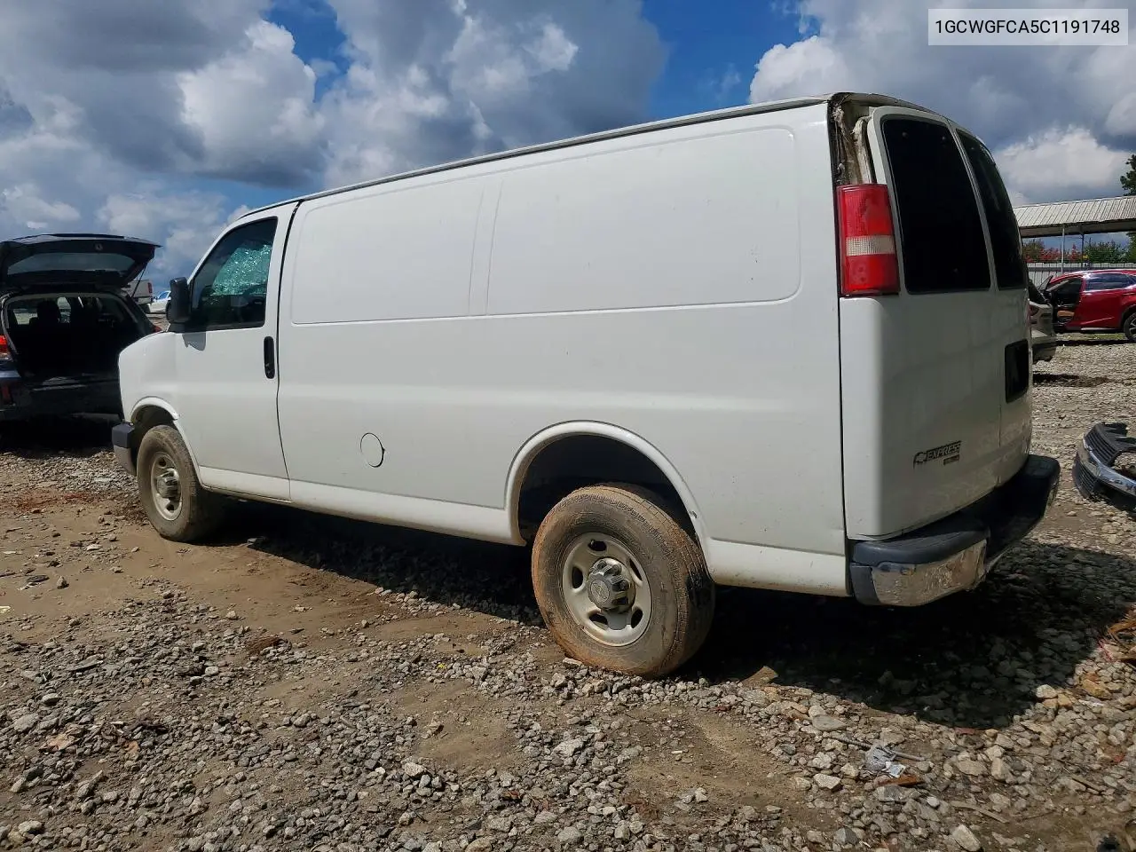 2012 Chevrolet Express G2500 VIN: 1GCWGFCA5C1191748 Lot: 61157596