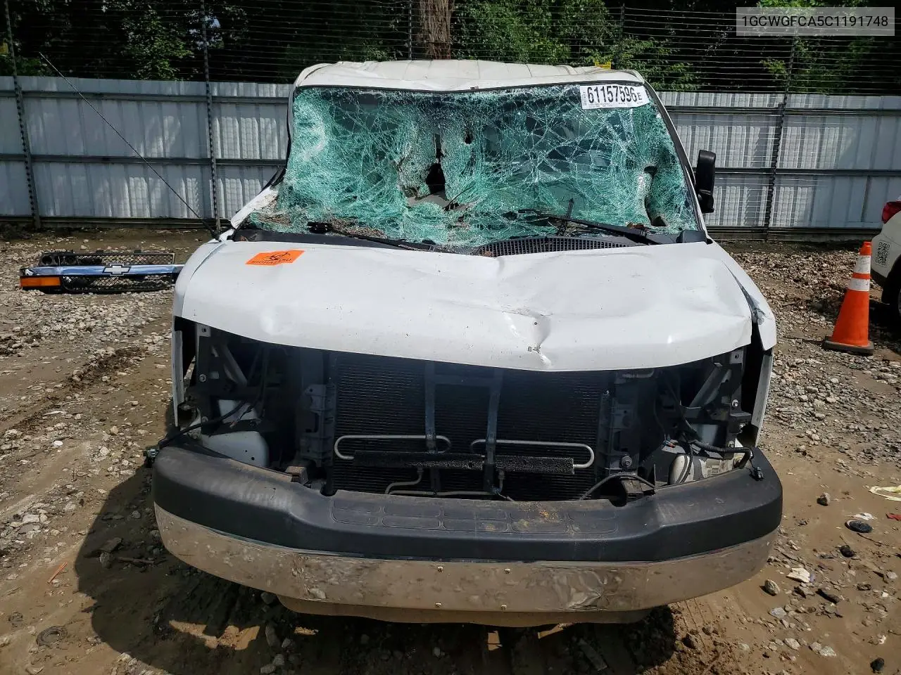 2012 Chevrolet Express G2500 VIN: 1GCWGFCA5C1191748 Lot: 61157596