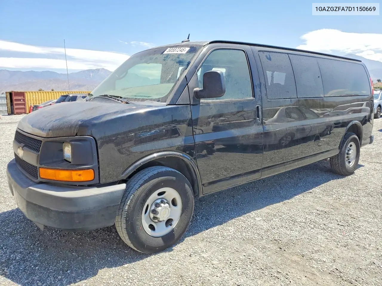 2013 Chevrolet Express G3500 Ls VIN: 1GAZGZFA7D1150669 Lot: 58587246