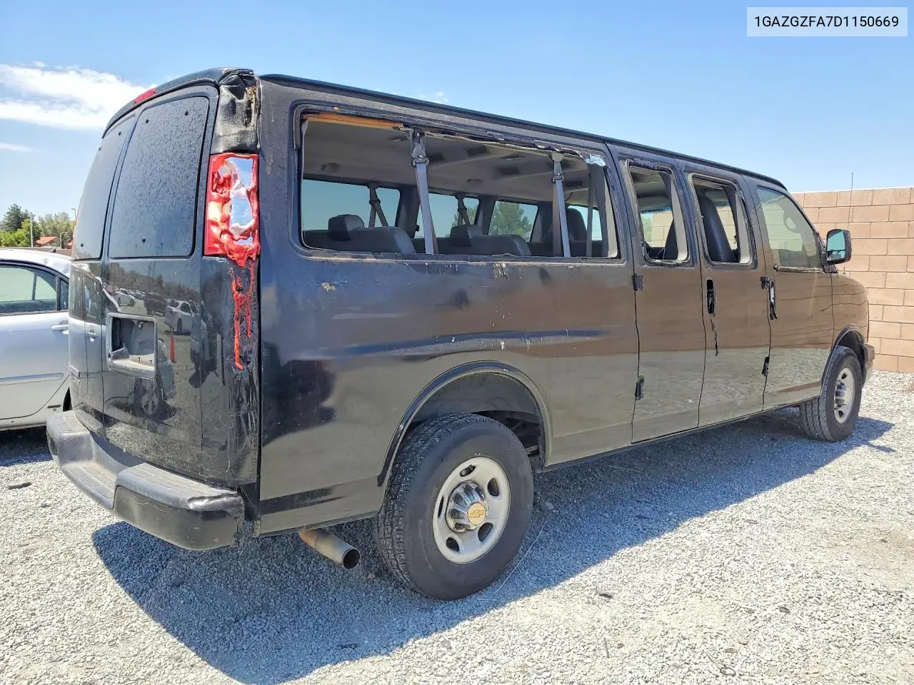 2013 Chevrolet Express G3500 Ls VIN: 1GAZGZFA7D1150669 Lot: 58587246