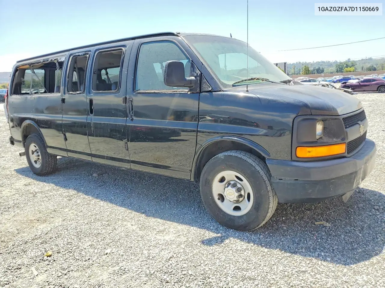 2013 Chevrolet Express G3500 Ls VIN: 1GAZGZFA7D1150669 Lot: 58587246