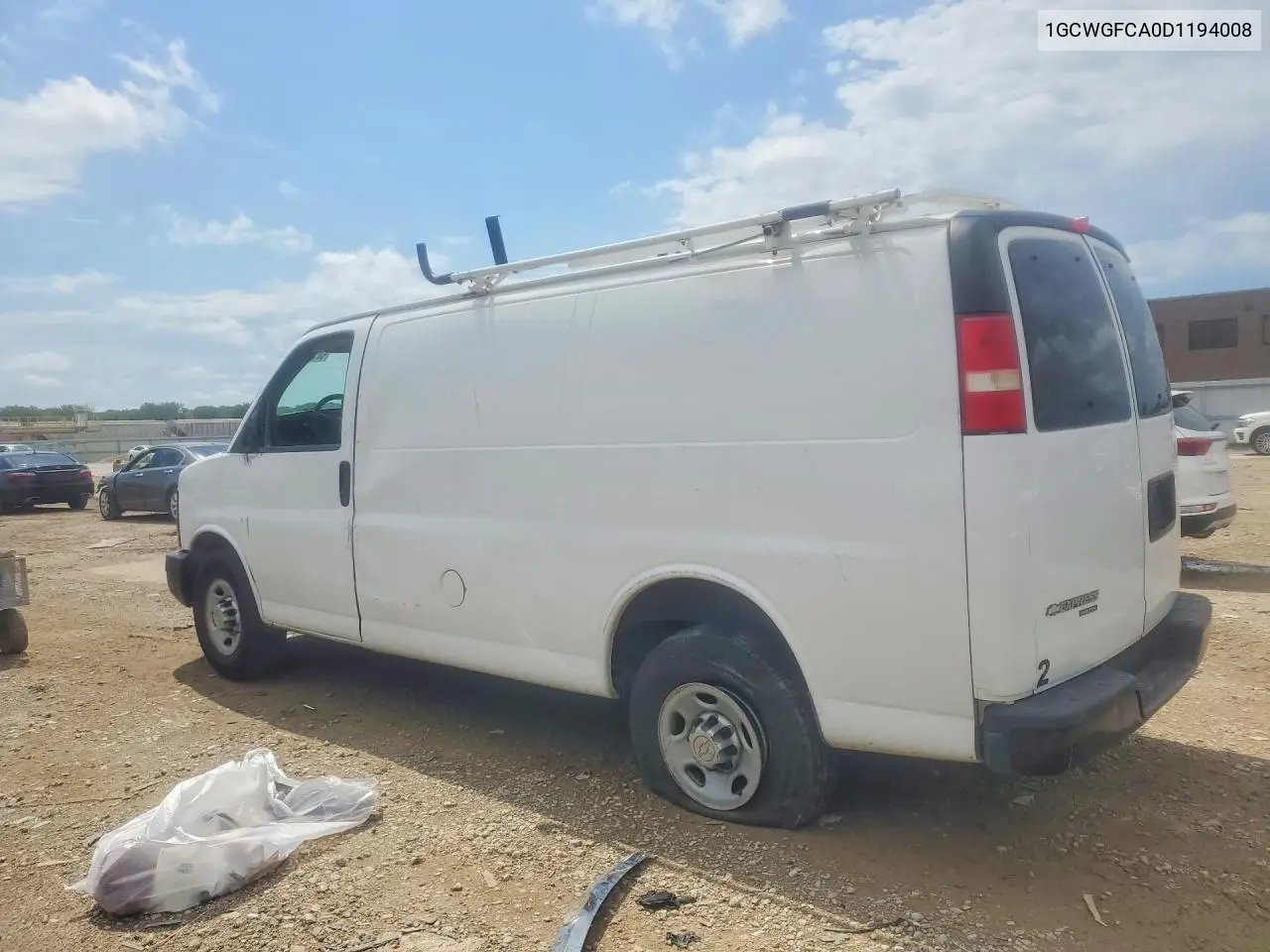 2013 Chevrolet Express VIN: 1GCWGFCA0D1194008 Lot: 60148646