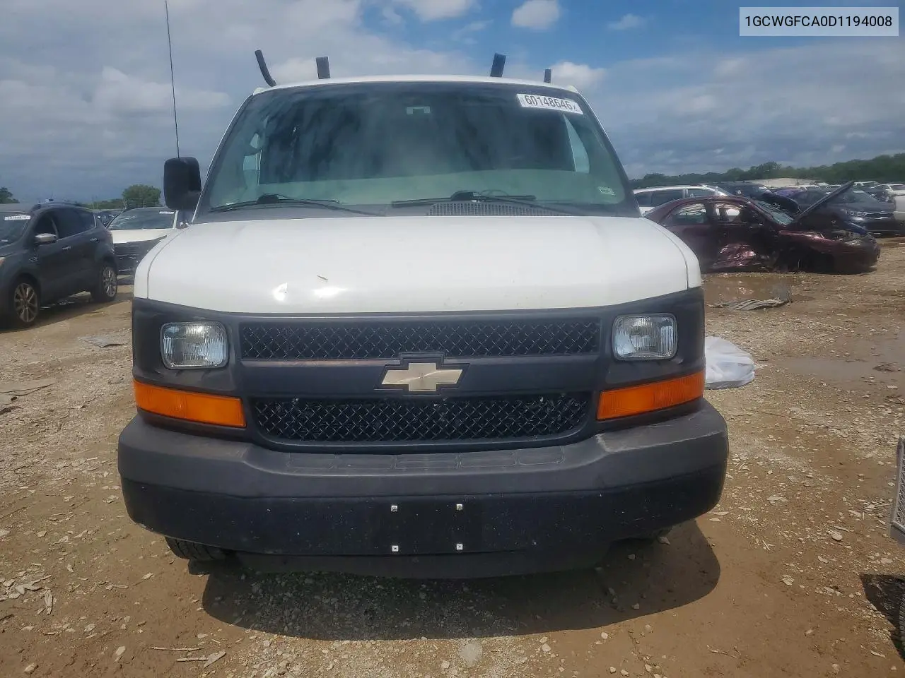 2013 Chevrolet Express VIN: 1GCWGFCA0D1194008 Lot: 60148646