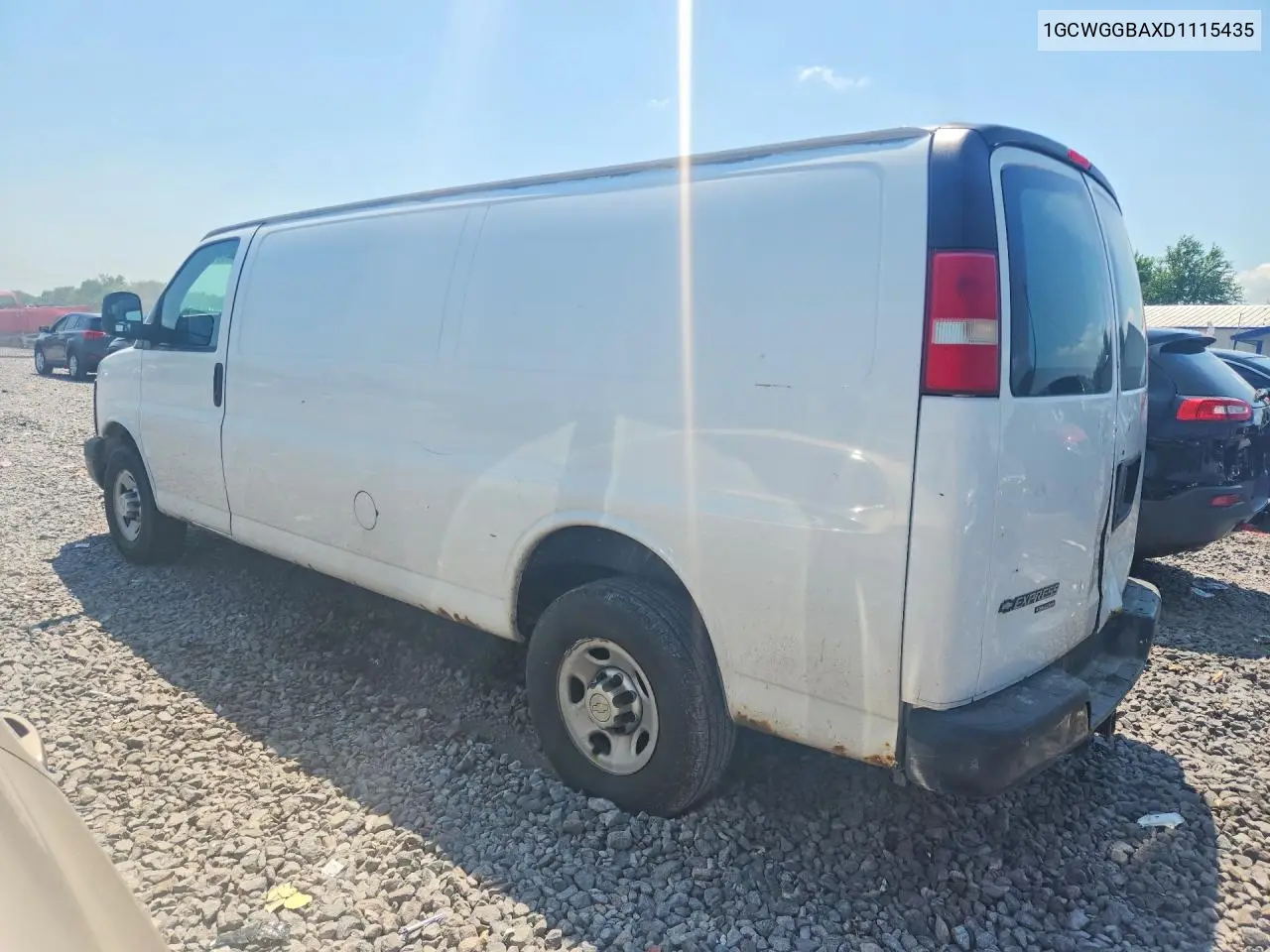2013 Chevrolet Express G2500 VIN: 1GCWGGBAXD1115435 Lot: 60556156