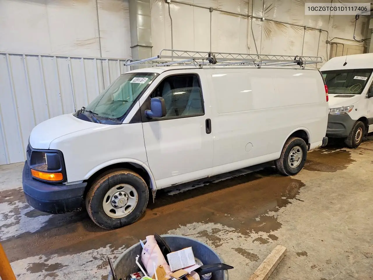 2013 Chevrolet Express G3500 Delivery Van VIN: 1GCZGTCG1D1117406 Lot: 74133815