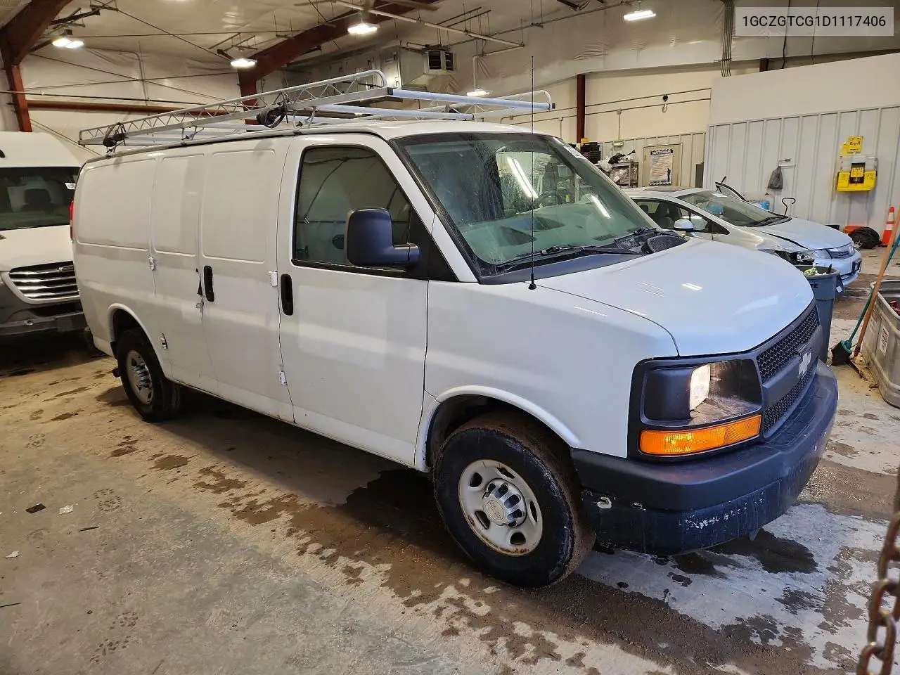 2013 Chevrolet Express G3500 Delivery Van VIN: 1GCZGTCG1D1117406 Lot: 74133815