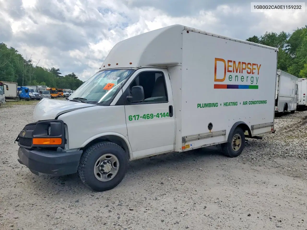 2014 Chevrolet Express Delivery Truck VIN: 1GB0G2CA0E1159232 Lot: 55518486