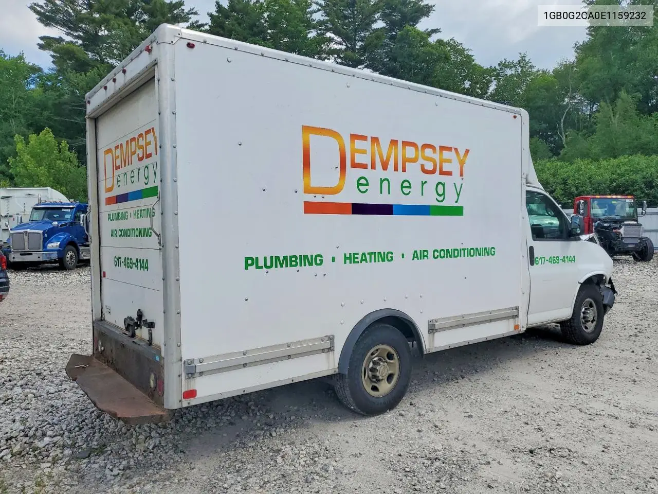 2014 Chevrolet Express Delivery Truck VIN: 1GB0G2CA0E1159232 Lot: 55518486