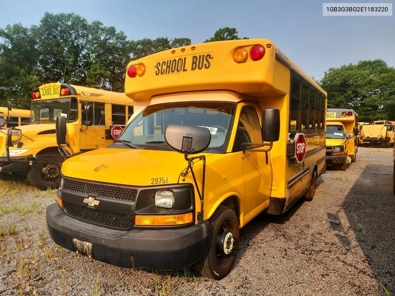 2014 Chevrolet Express G3 - School Bus VIN: 1GB3G3BG2E1183220 Lot: 58217436