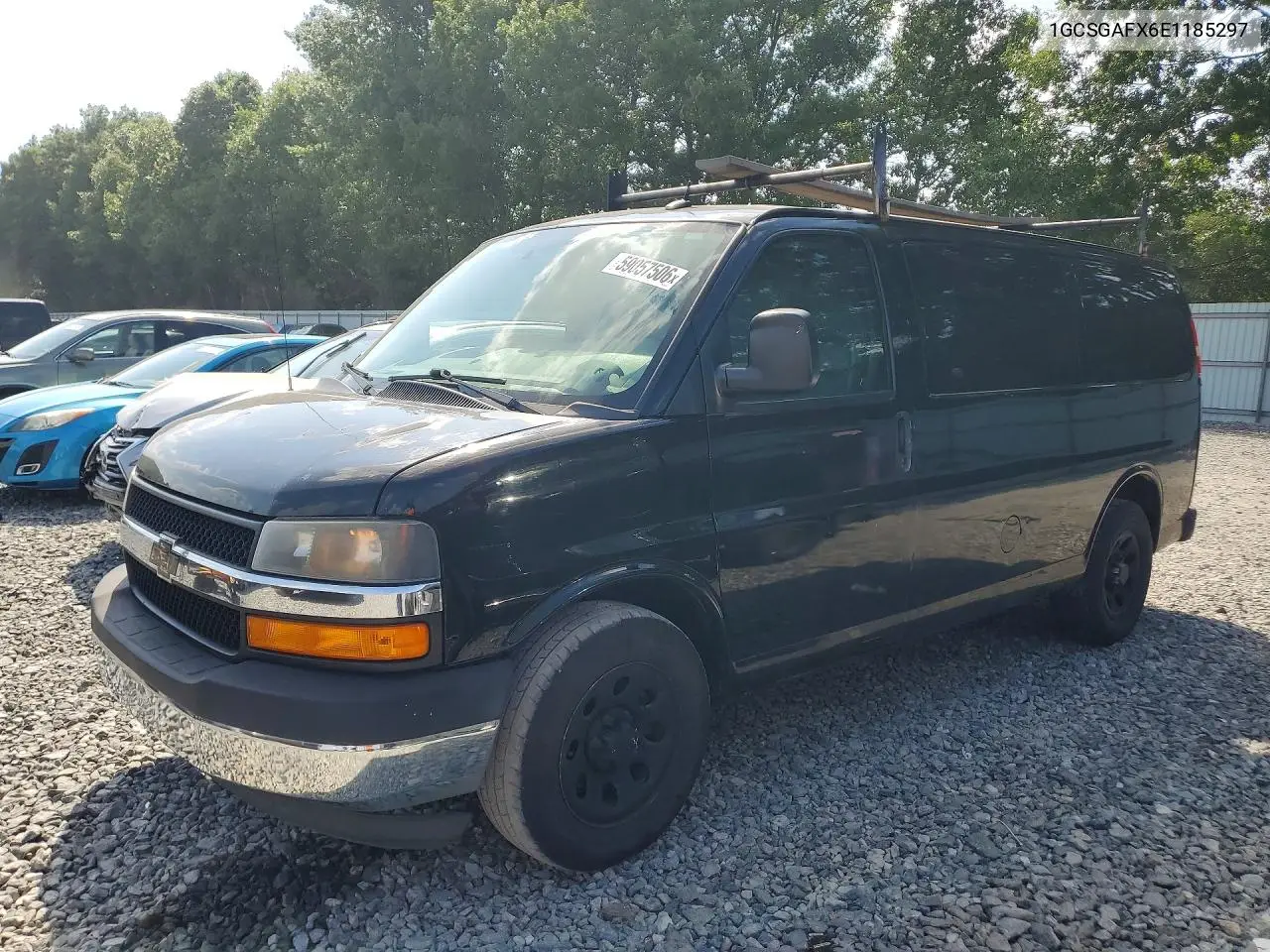 2014 Chevrolet Express 1500 Cargo Delivery Van VIN: 1GCSGAFX6E1185297 Lot: 59057506