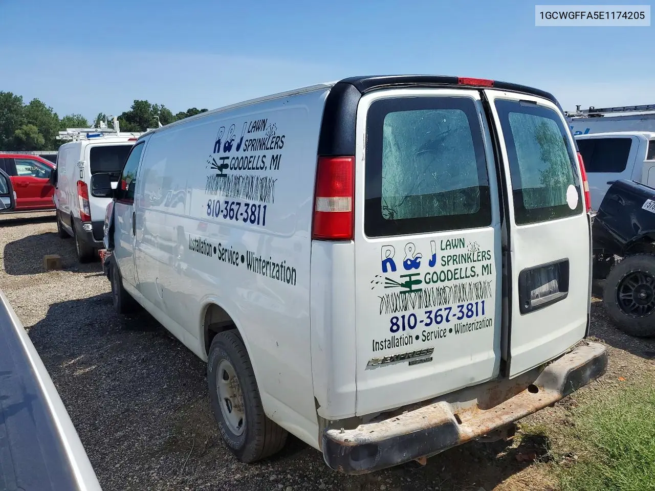 2014 Chevrolet Express G2500 VIN: 1GCWGFFA5E1174205 Lot: 59620986