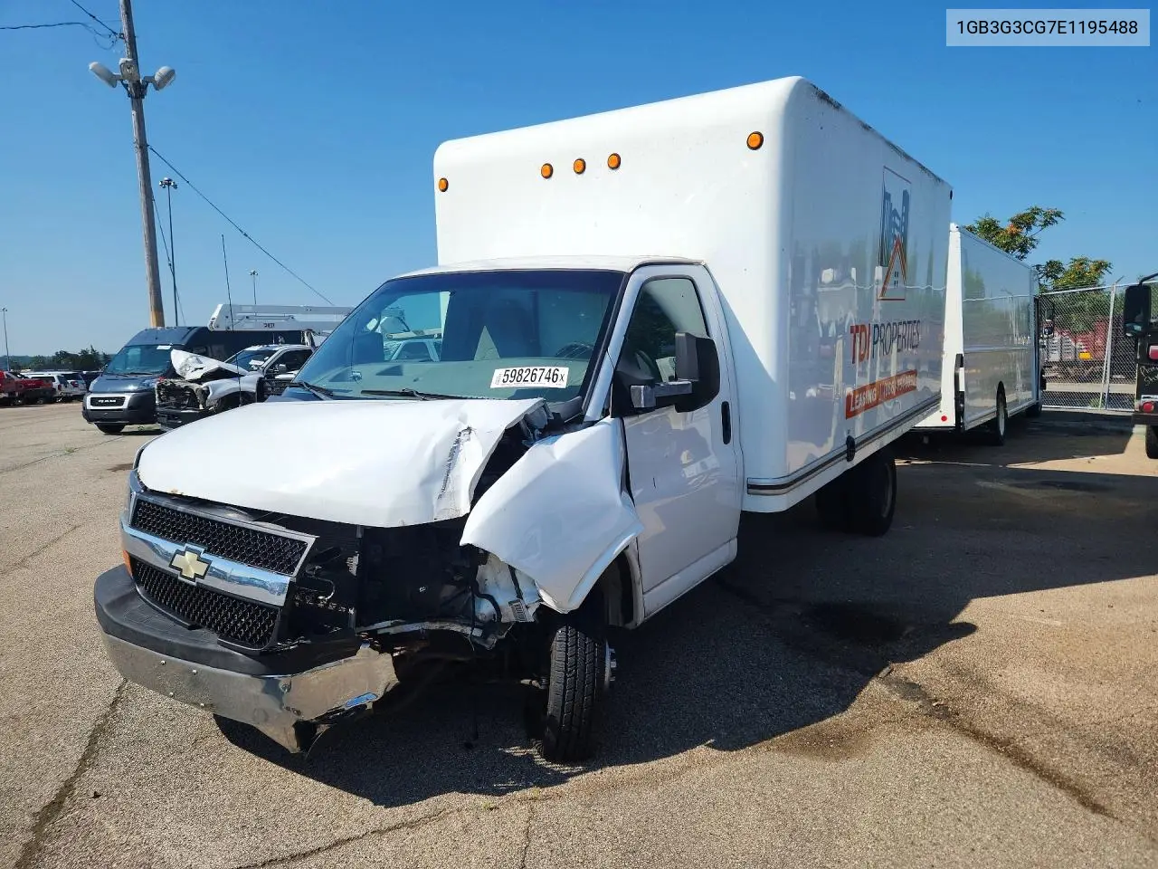 2014 Chevrolet Express Box Truck VIN: 1GB3G3CG7E1195488 Lot: 59826746