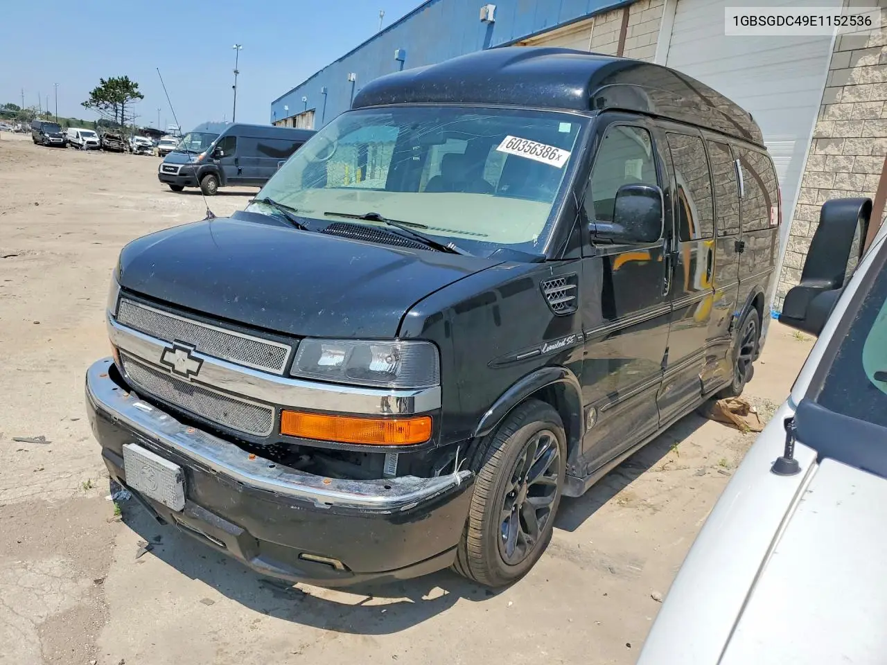 2014 Chevrolet Express G1500 3Lt VIN: 1GBSGDC49E1152536 Lot: 60356386