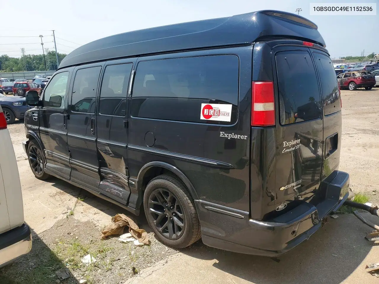 2014 Chevrolet Express G1500 3Lt VIN: 1GBSGDC49E1152536 Lot: 60356386