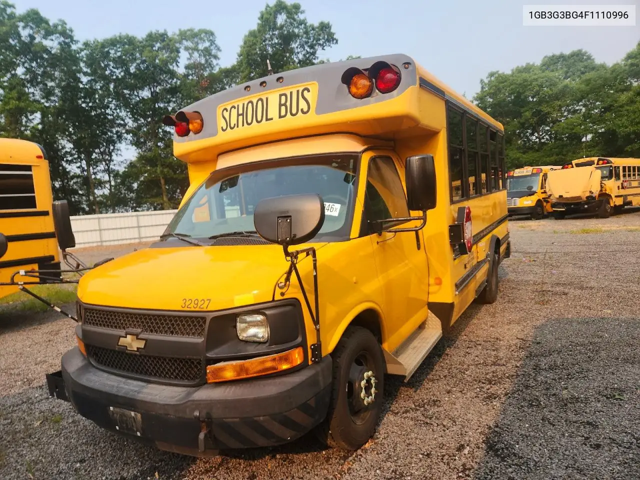 2015 Chevrolet Express G3 - School Bus VIN: 1GB3G3BG4F1110996 Lot: 58216946