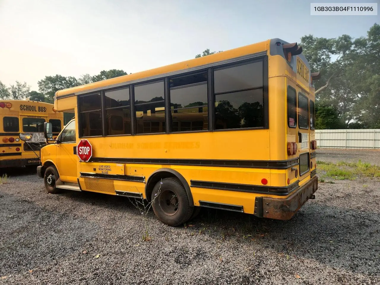 2015 Chevrolet Express G3 - School Bus VIN: 1GB3G3BG4F1110996 Lot: 58216946