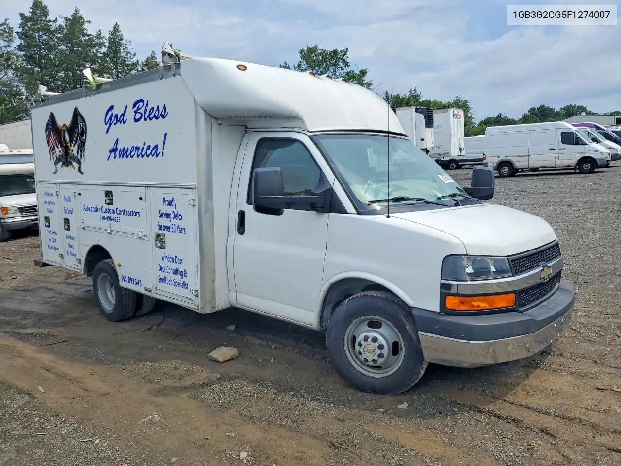 2015 Chevrolet Express Delivery Truck VIN: 1GB3G2CG5F1274007 Lot: 59954246