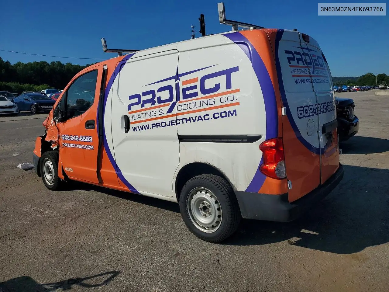 2015 Chevrolet City Express Lt VIN: 3N63M0ZN4FK693766 Lot: 60744976