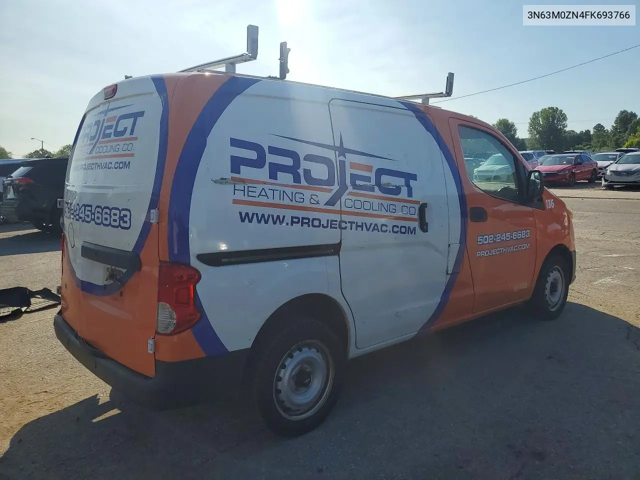 2015 Chevrolet City Express Lt VIN: 3N63M0ZN4FK693766 Lot: 60744976