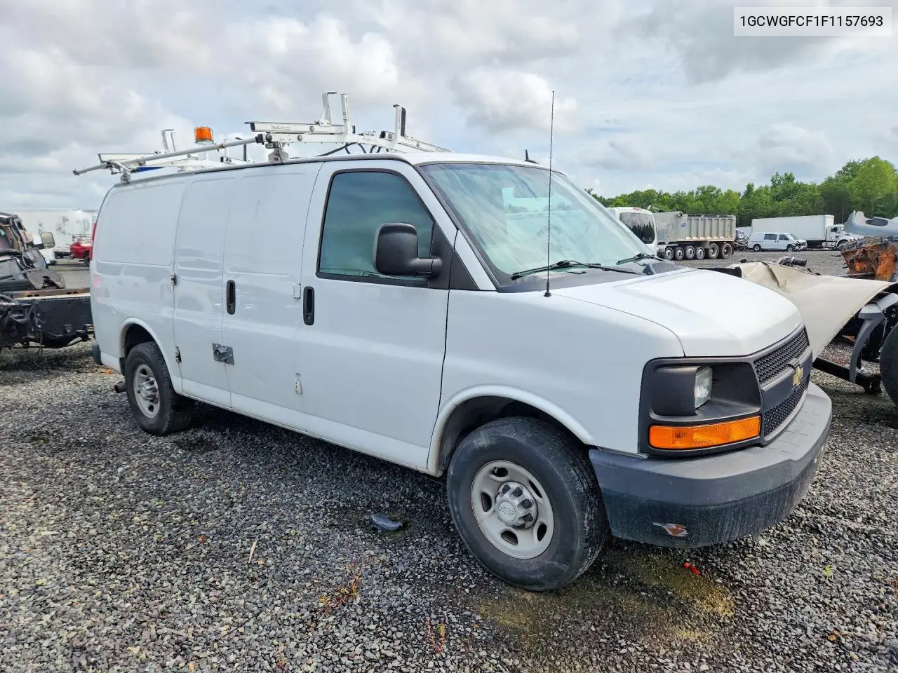 2015 Chevrolet Express G2500 VIN: 1GCWGFCF1F1157693 Lot: 60748486