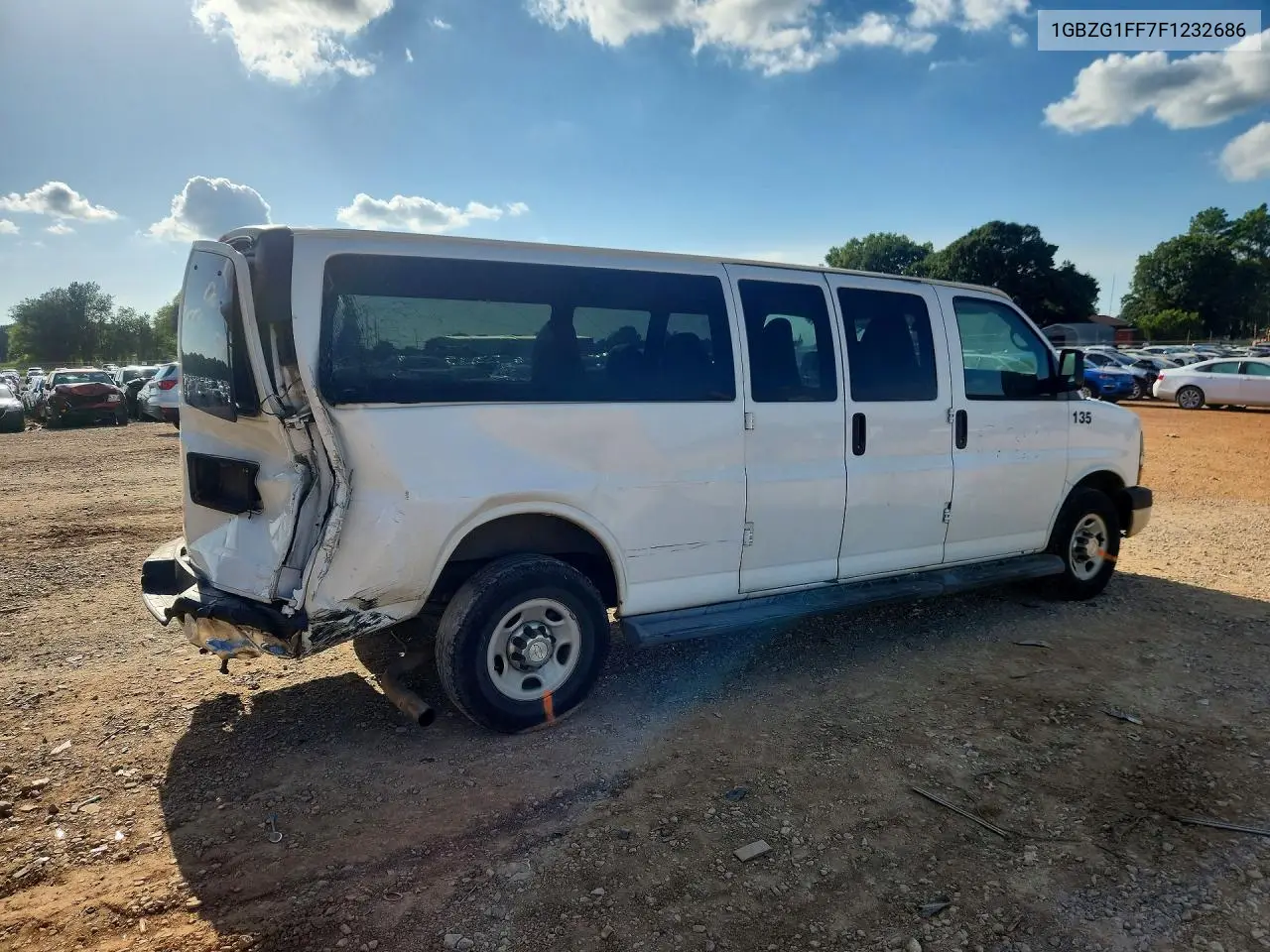 2015 Chevrolet Express G3500 Lt VIN: 1GBZG1FF7F1232686 Lot: 61394786