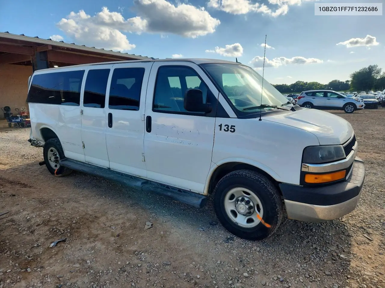 2015 Chevrolet Express G3500 Lt VIN: 1GBZG1FF7F1232686 Lot: 61394786