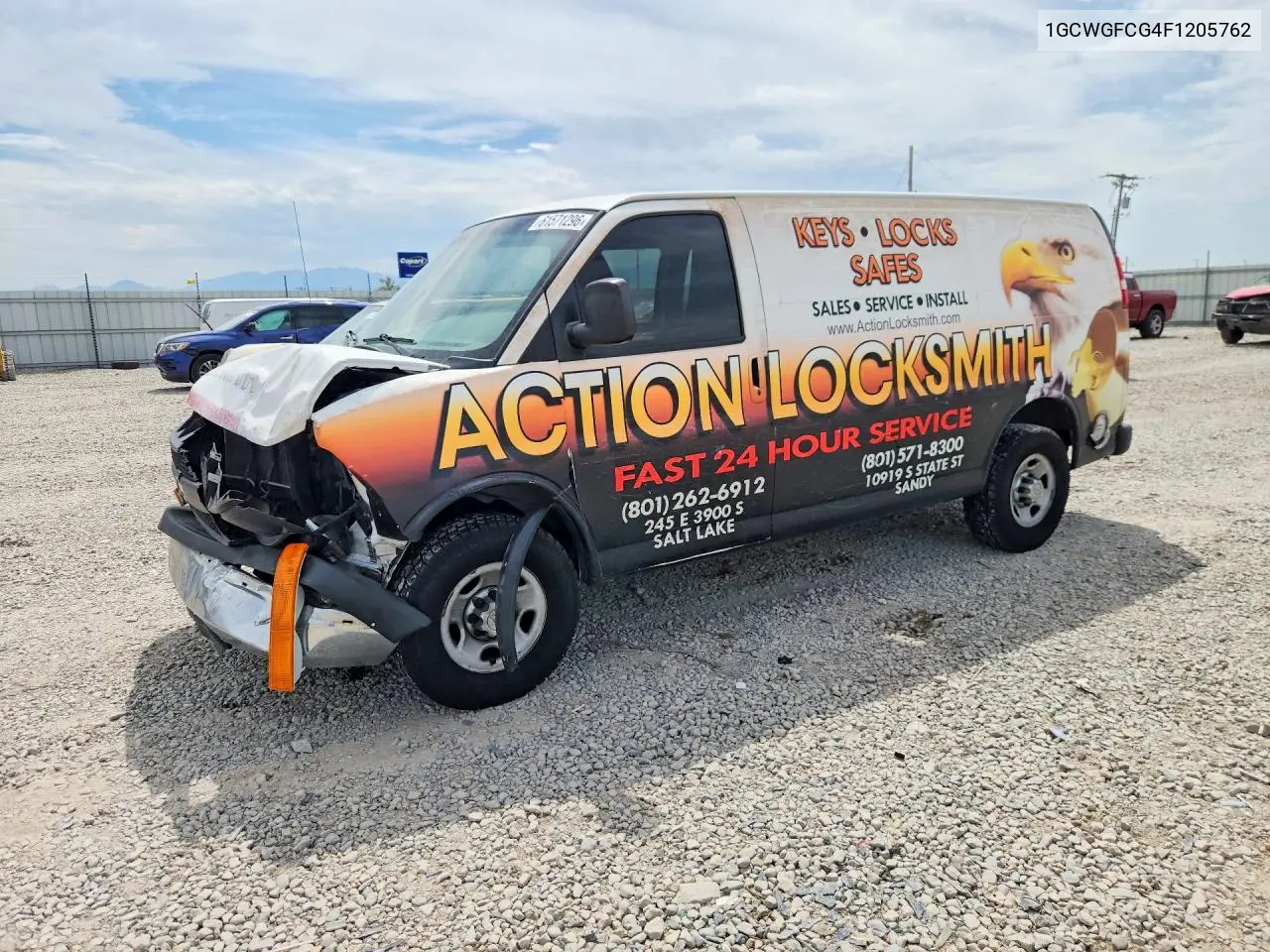 2015 Chevrolet Express G2500 VIN: 1GCWGFCG4F1205762 Lot: 61571296