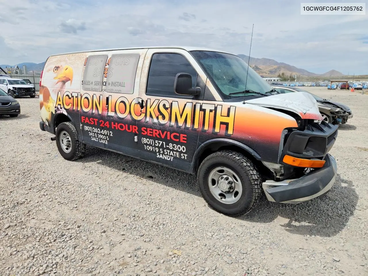 2015 Chevrolet Express G2500 VIN: 1GCWGFCG4F1205762 Lot: 61571296