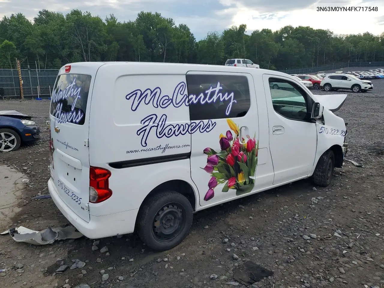 2015 Chevrolet City Express Ls VIN: 3N63M0YN4FK717548 Lot: 61619346