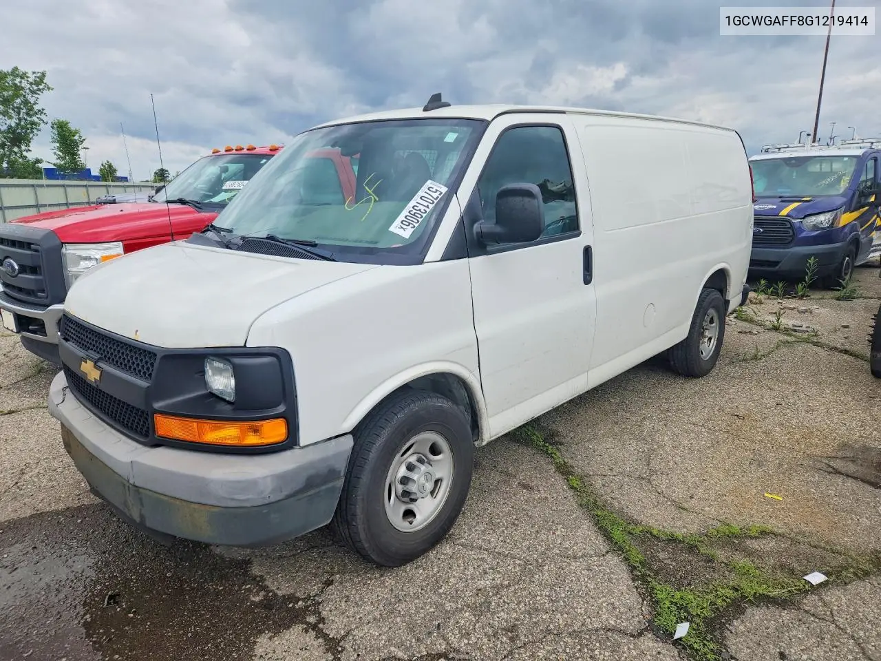 2016 Chevrolet Express G2500 VIN: 1GCWGAFF8G1219414 Lot: 57013906