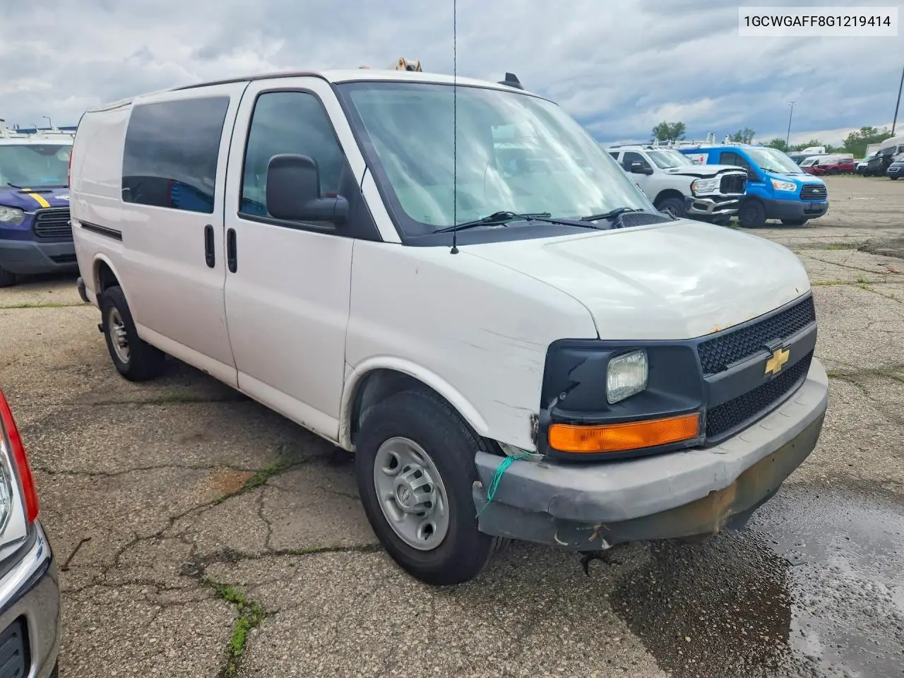2016 Chevrolet Express G2500 VIN: 1GCWGAFF8G1219414 Lot: 57013906