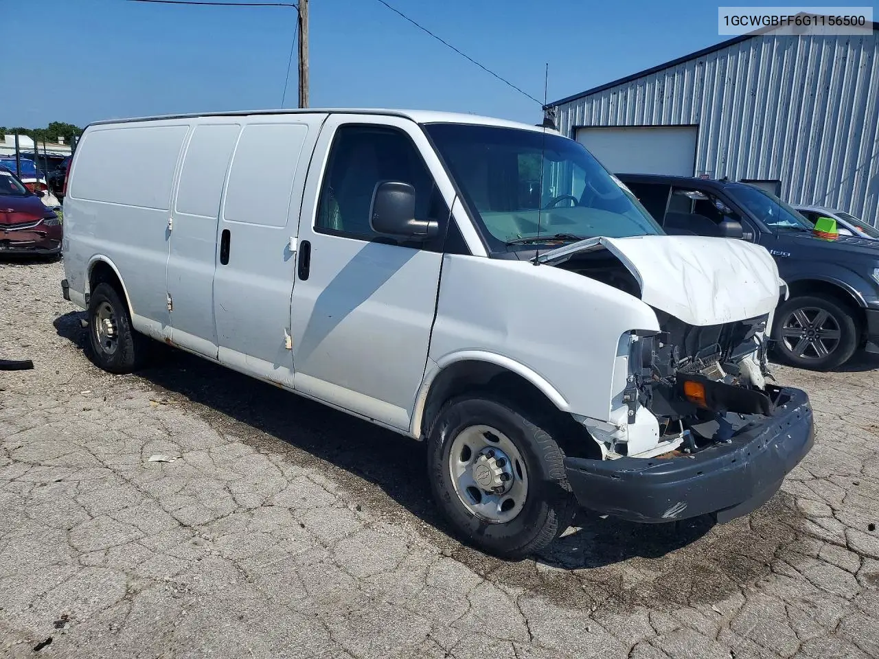 2016 Chevrolet Express G2500 VIN: 1GCWGBFF6G1156500 Lot: 57682936