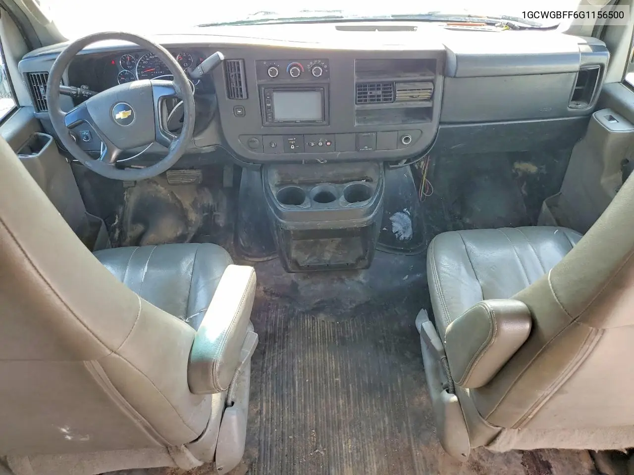2016 Chevrolet Express G2500 VIN: 1GCWGBFF6G1156500 Lot: 57682936