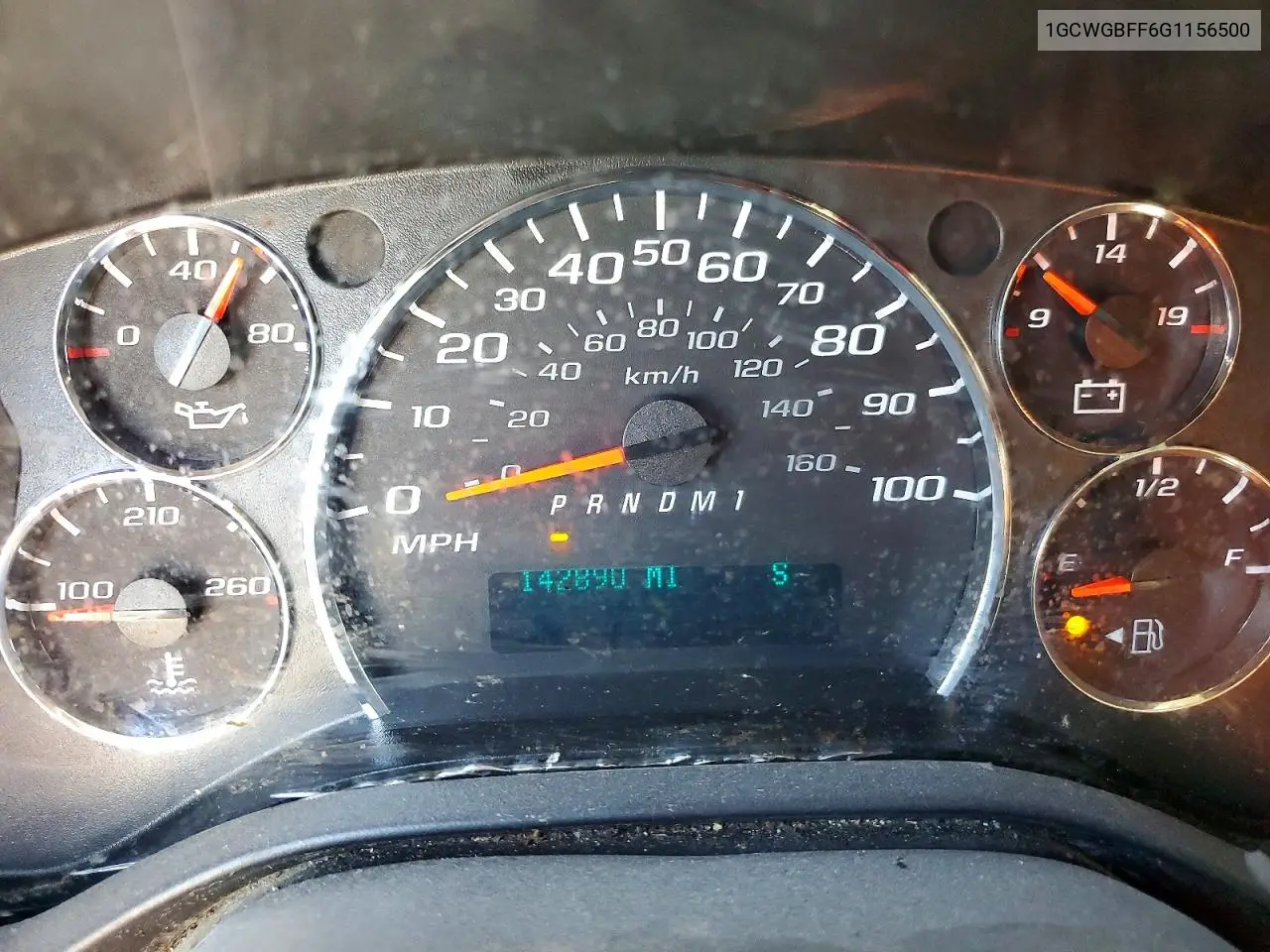 2016 Chevrolet Express G2500 VIN: 1GCWGBFF6G1156500 Lot: 57682936
