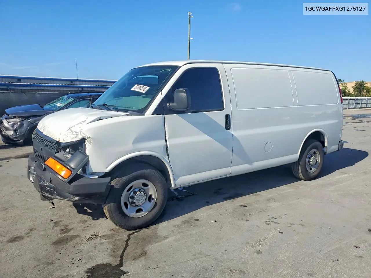 2016 Chevrolet Express G2500 VIN: 1GCWGAFFXG1275127 Lot: 57816506